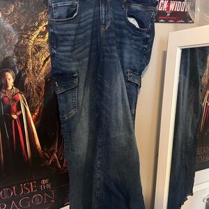 American Eagle Outfitters Blue Boot Cut Jeans